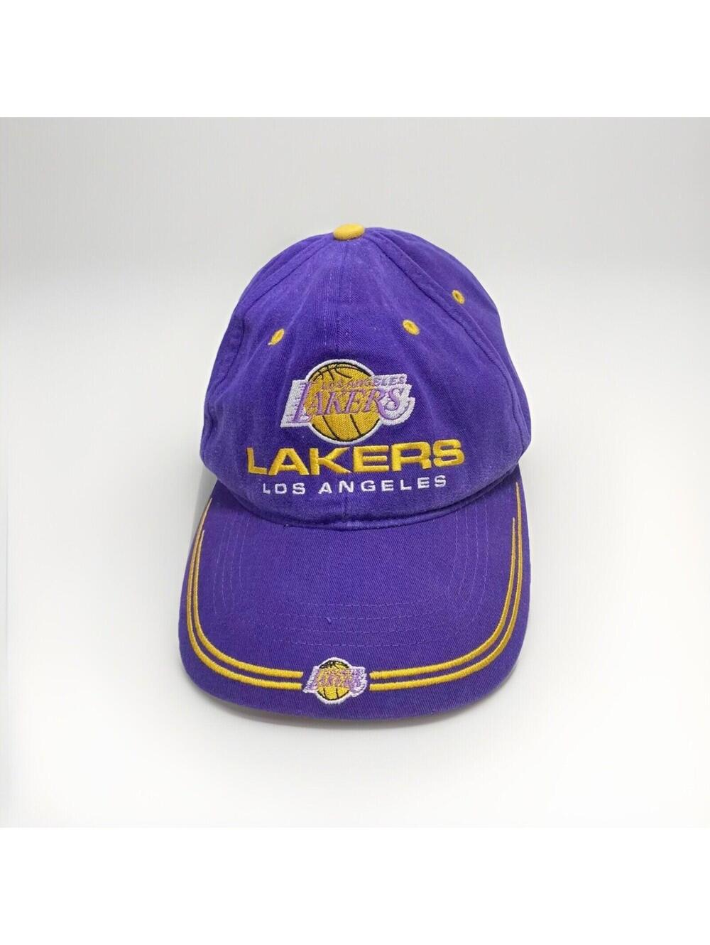 NBA Los Angeles Lakers Adjustable Basketball Cap Hat – Authentic VTG , Purple